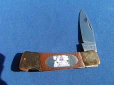 Vintage "America is Back"  folding lock-back pocket knife made in Japan,   knife #06410