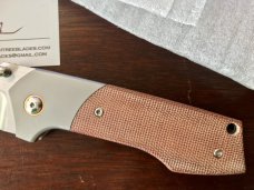 BurchTree Secant Production in Brown Canvas Micarta, Limited Production, Light Use