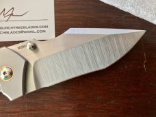 BurchTree Secant Production in Brown Canvas Micarta, Limited Production, Light Use