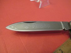 Phoenix Anglo Saxon Whittler Green Bone Handles 