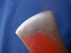 VINTAGE FIREMAN'S AXE-HATCHET MANN CO. LEWISTOWN PA.  w/ORIG. WOODEN HANDLE