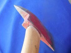 VINTAGE FIREMAN'S AXE-HATCHET MANN CO. LEWISTOWN PA.  w/ORIG. WOODEN HANDLE