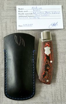 Vetrov Custom Native Knife NEW, Mars Landing Carbon Fiber..4