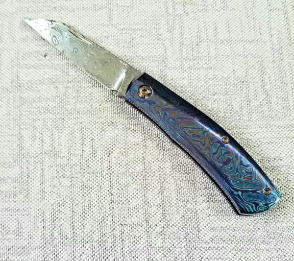 Vetrov Custom Native Knife NEW..4" Damasteel and Timascus slip & coa,just in..GRAIL Alert 
