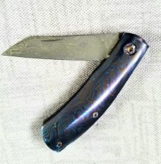 Vetrov Custom Native Knife NEW..4" Damasteel and Timascus slip & coa,just in..GRAIL Alert 