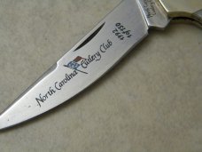 Boker Solingen Germany Bone 1992 North Carolina Cutlery Club Lockback Knife