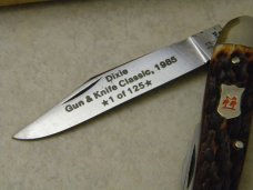 Kissing Crane Robt Klaas Germany Dixie Gun & Knife Classics 1 of 125 Bone Whittler Knife