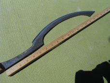 Hand forged Khopesh Sword by Two Bee Custom High Carbon Steel Knives With Sheath. USA Michigan Made!