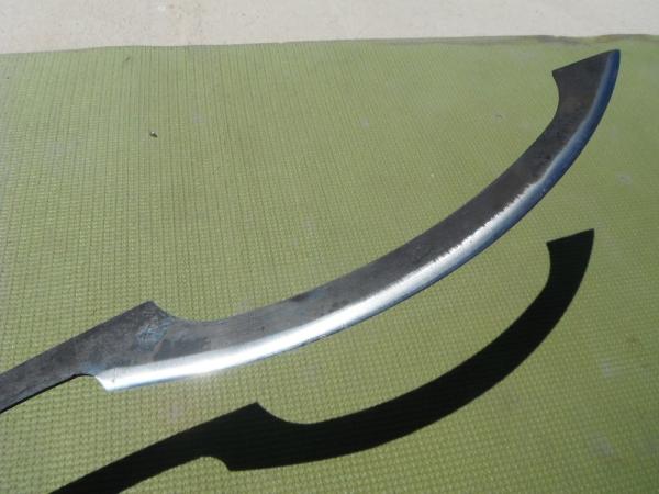 Hand forged Khopesh Sword by Two Bee Custom High Carbon Steel Knives With Sheath. USA Michigan Made! Hand forged Khopesh Sword by Two Bee Custom High Carbon Steel Knives With Sheath. USA Michigan Made!