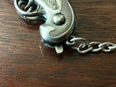 Miniature Pirate Pistol Keychain Switchblade 