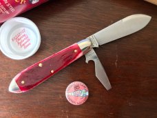 Great Eastern Cutlery Tidioute #852221CL Crown Lifter, Cherry Smooth Bone Handle, New (GEC 85) 