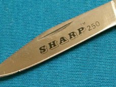 SHARP 250 JAPAN STAINLESS FOLDING POCKET KNIFE KNIVES OLD