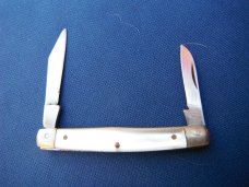 Vintage Imperial Sabre Japan # 610 Pearl Handle Folding Pocket Knife