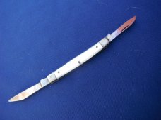 Vintage Imperial Sabre Japan # 610 Pearl Handle Folding Pocket Knife