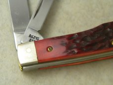 Case XX USA Red Bone "1987 Tar Heel Cutlery Club" R6215 SSP Gunstock Knife
