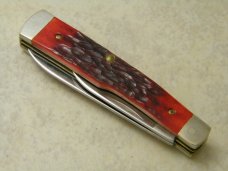 Case XX USA Red Bone "1987 Tar Heel Cutlery Club" R6215 SSP Gunstock Knife