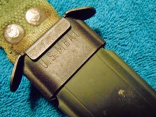 West German made plum EICKHORN Garand bayonet, Rare HAITIAN US M5A1 Us M8a1 Scabbard 
