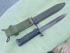 West German made plum EICKHORN Garand bayonet, Rare HAITIAN US M5A1 Us M8a1 Scabbard 