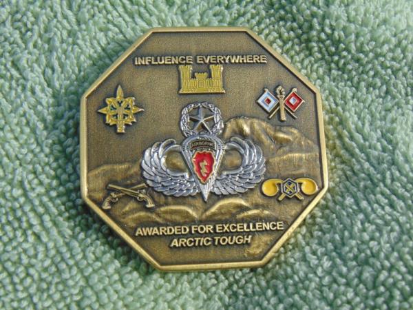 4th Brigade Combat Team (airborne) 25th Infantry Military Challenge Coin 4th Brigade Combat Team (airborne) 25th Infantry Military Challenge Coin