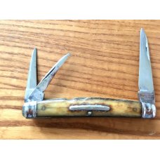 Antique Hammer Brand New York Knife Co Walden Congress Whittler Knife
