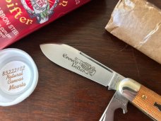 Great Eastern Cutlery Tidioute #852221CL Crown Lifter, Natural Canvas Micarta Handle, New (GEC 85) 