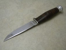 Case USA Stacked Leather Fixed Blade Knife 