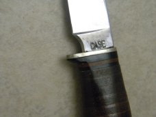 Case USA Stacked Leather Fixed Blade Knife 