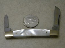 Fight'n Rooster Solingen Germany Pearl Tar Heel Cutlery Club 1983 2 Blade Congress Knife