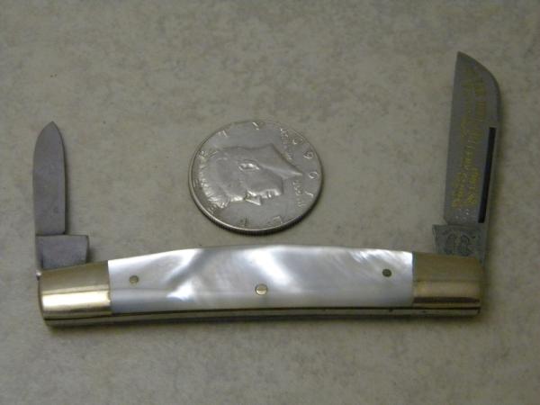 Fight&#39;n Rooster Solingen Germany Pearl Tar Heel Cutlery Club 1983 2 Blade Congress Knife