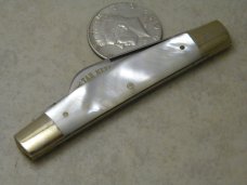 Fight&#39;n Rooster Solingen Germany Pearl Tar Heel Cutlery Club 1983 2 Blade Congress Knife