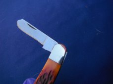 SCHRADE WALDEN AMBER STOCKMAN EVERLASTING SHARP SWAJB47 POCKET KNIFE NOS/NIB