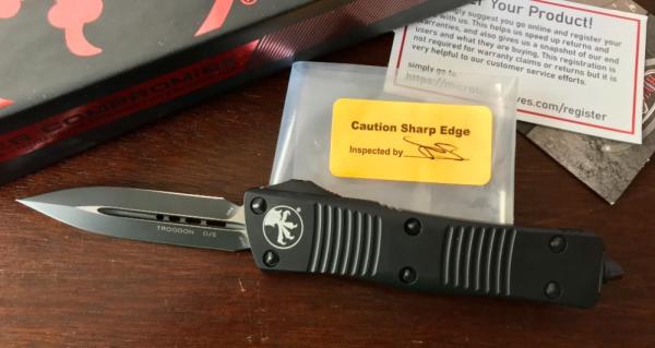 Microtech Troodon Dual Edge (D/E) Tactical Standard, Model # 138-1T, New 