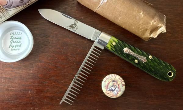 Great Eastern Cutlery Tidioute #152221 Urban Jack, Spring Green Jigged Bone Handle, New (GEC 15) Great Eastern Cutlery Tidioute #152221 Urban Jack, Spring Green Jigged Bone Handle, New (GEC 15)