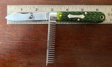 Great Eastern Cutlery Tidioute #152221 Urban Jack, Spring Green Jigged Bone Handle, New (GEC 15) 