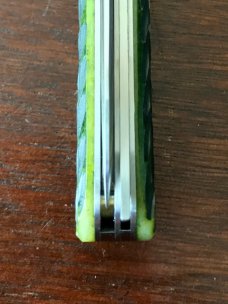 Great Eastern Cutlery Tidioute #152221 Urban Jack, Spring Green Jigged Bone Handle, New (GEC 15) 
