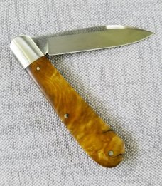 K'roo Custom Zulu Wild Currant Root.,3.86" closed. N690..brut de force ...brushed..2020 dob