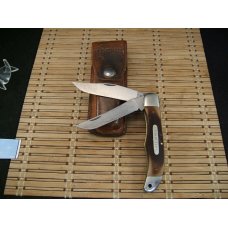 SCHRADE U.S.A OLD TIMER 25OT FOLDING HUNTER VINTAGE DRESSING AND SKINNING HUNTING KNIFE LIGHT USE