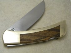 Gerber Portland, OR 97223 USA Wood Folding Sportsman III Lockback Knife & Pouch in Box