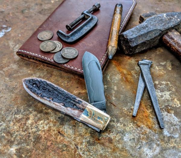 Excelsior Knife Company - Spitfire Jack - Genuine Stag Handles -4 - Custom by Chuck Hawes - NEW Excelsior Knife Company - Spitfire Jack - Genuine Stag Handles -4 - Custom by Chuck Hawes - NEW