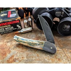 Excelsior Knife Company - NEW SEA SERPENT - Giraffe Bone Handles -1 - JSR Frontier Knives Exclusive