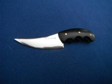 Custom handmade mini-fixed blade by Walter Stockdale