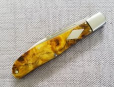 K'roo Custom Maple Burl Eureka Spear Jack.. slip..coa...rwl34...filework..liners..spacers..Check  IT