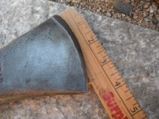 Large heavy USA made  WOOD SPLITTING MAUL OR AXE HEAD 5+ LB (U.S. Military?) Made in USA!!!