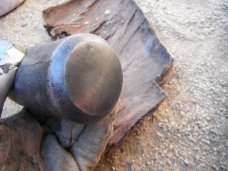 Large heavy USA made  WOOD SPLITTING MAUL OR AXE HEAD 5+ LB (U.S. Military?) Made in USA!!!