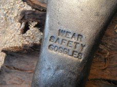 Large heavy USA made  WOOD SPLITTING MAUL OR AXE HEAD 5+ LB (U.S. Military?) Made in USA!!!