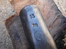 Large heavy USA made  WOOD SPLITTING MAUL OR AXE HEAD 5+ LB (U.S. Military?) Made in USA!!!
