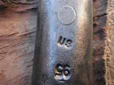 Large heavy USA made  WOOD SPLITTING MAUL OR AXE HEAD 5+ LB (U.S. Military?) Made in USA!!!