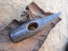 Large heavy USA made  WOOD SPLITTING MAUL OR AXE HEAD 5+ LB (U.S. Military?) Made in USA!!!
