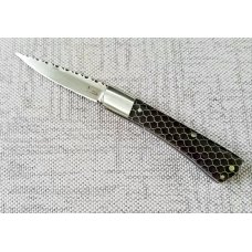 Kroo Custom Gent Jack Knife coa slip3 CTec scales filework spring blade mini sodbuster