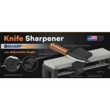 Adjustable Angle Knife Sharpener with two Stones